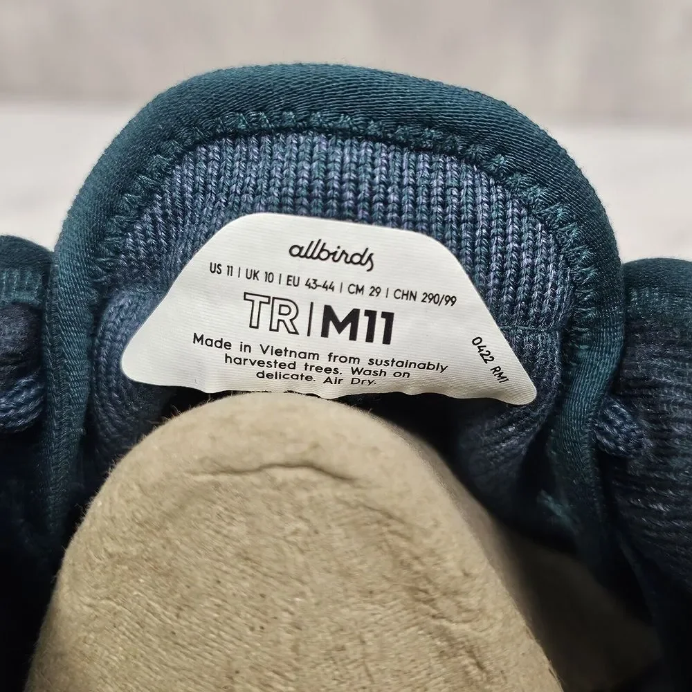Allbirds Mens 11 Tree Runners Everyday Sneakers‎ Machine Washable Shoes